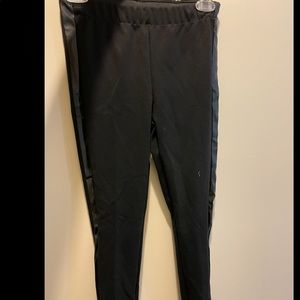 Pants with Leather Seams